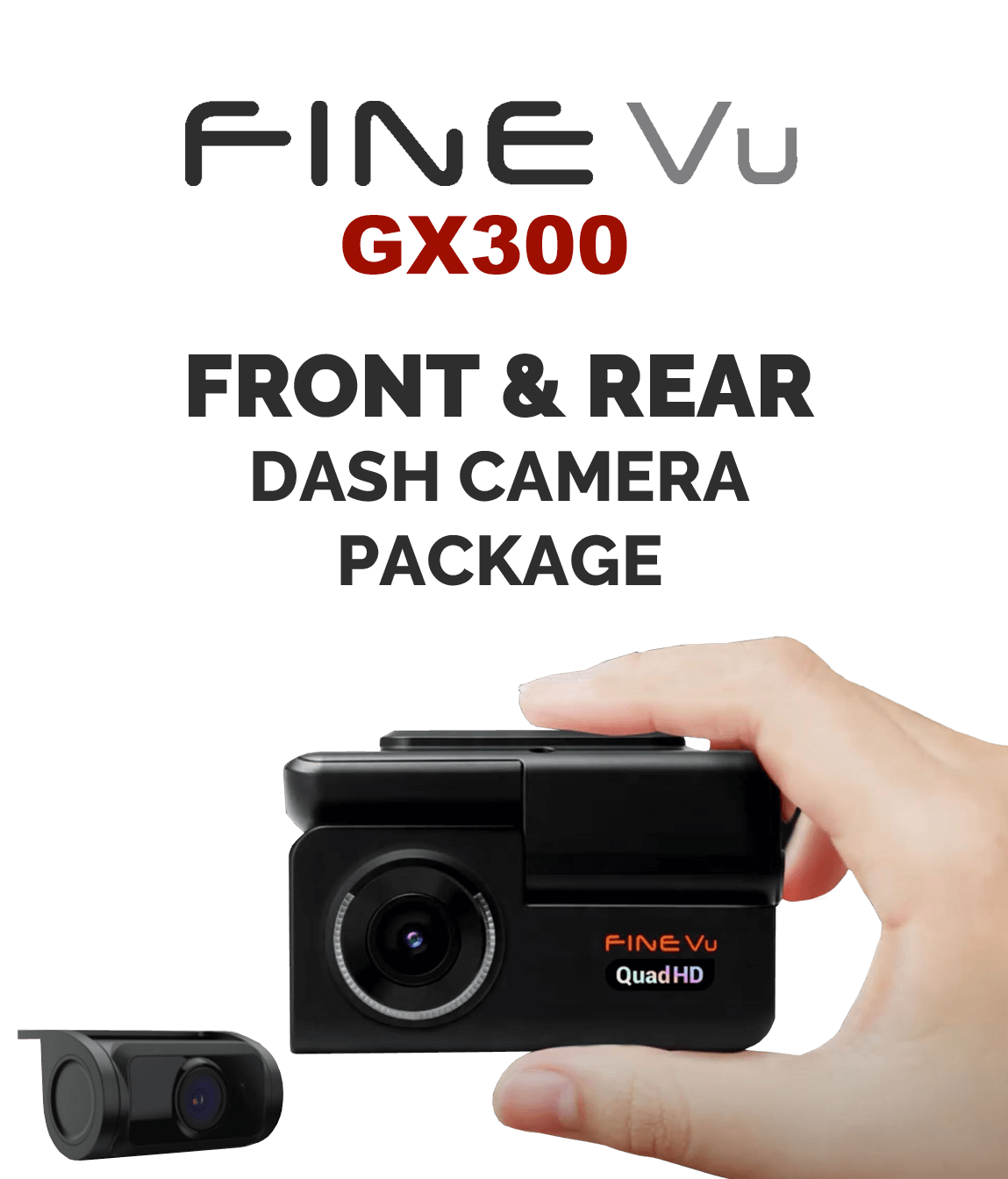 Dash Camera Installer Near Me - FineVu GX300 Front and Rear